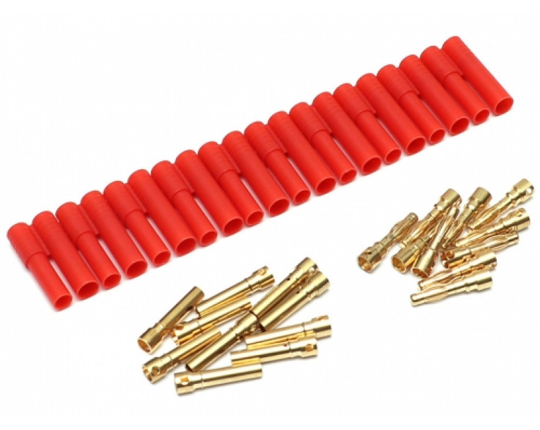 4mm Gold Banana Plug with Plastic Housing (5)