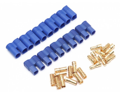 3.0mm Gold Banana Connectors with EC3 Housing (5)