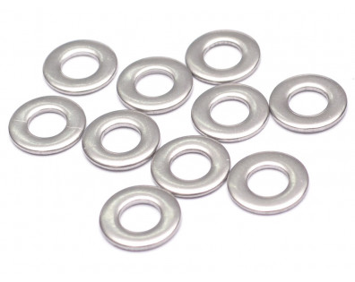 304 Stainless Steel Spacers M4x9x0.8 (10)