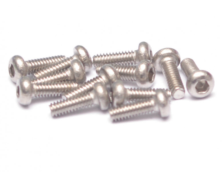 304 Stainless Steel M2x6mm Hex Socket Button Head (10)