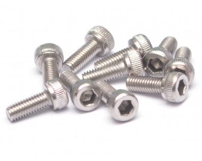 304 Stainless Steel M3x8mm Hex Socket Cap Head (10)