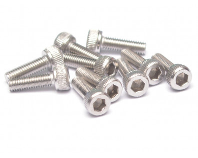 304 Stainless Steel M3x10mm Hex Socket Cap Head (10)