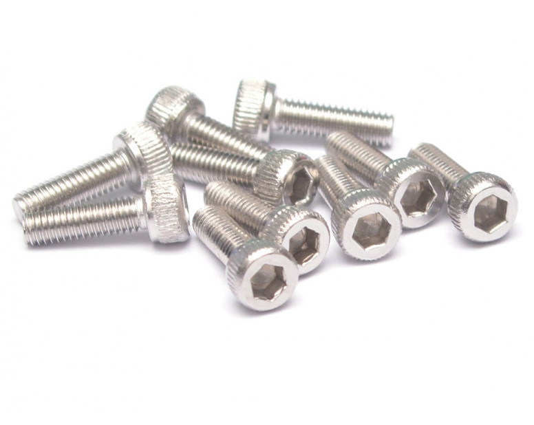 304 Stainless Steel M3x10mm Hex Socket Cap Head (10)