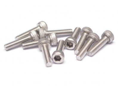 304 Stainless Steel M3x12mm Hex Socket Cap Head (10)
