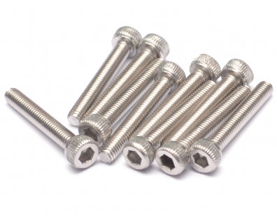 304 Stainless Steel M3x20mm Hex Socket Cap Head (10)