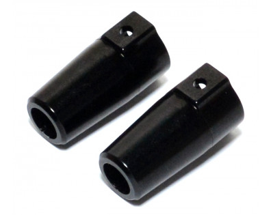 Aluminium Rear Knuckle - 2 Pcs Black