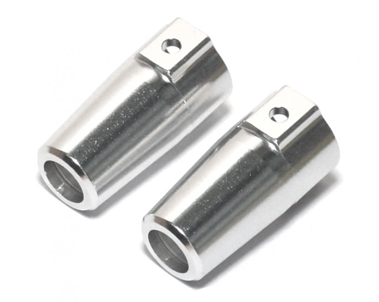 Aluminium Rear Knuckle - 2 Pc Silver