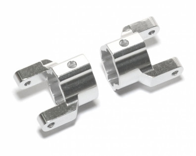 Aluminium Front C Hub - 2 Pc Silver