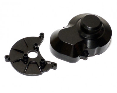 Aluminium Clutch Box & Cover Black