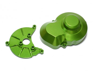 Aluminium Clutch Box & Cover Green
