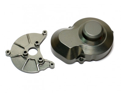 Aluminium Clutch Box & Cover Gun Metal