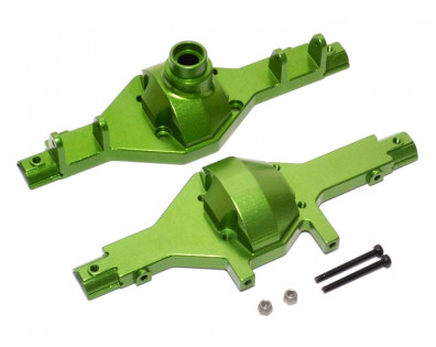 Aluminium Front / Rear Gear Box - 2 Pcs Green