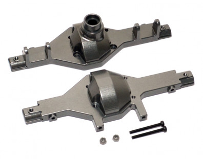 Aluminium Front / Rear Gear Box - 2 Pcs Gun Metal