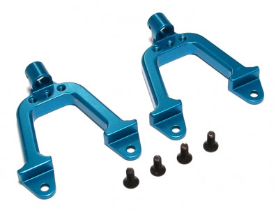 Aluminum Front Shock Hoops - 1 Pair Blue