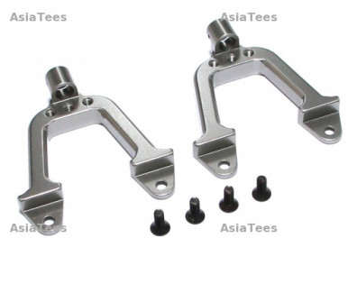 Aluminum Front Shock Hoops - 1 Pair Gun Metal