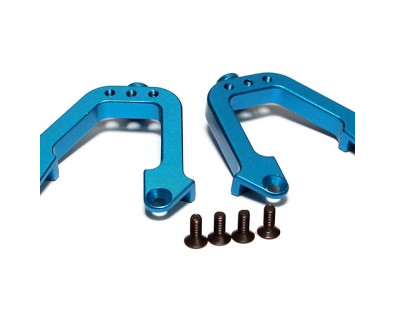 Aluminum Rear Shock Hoops - 1 Pair Blue