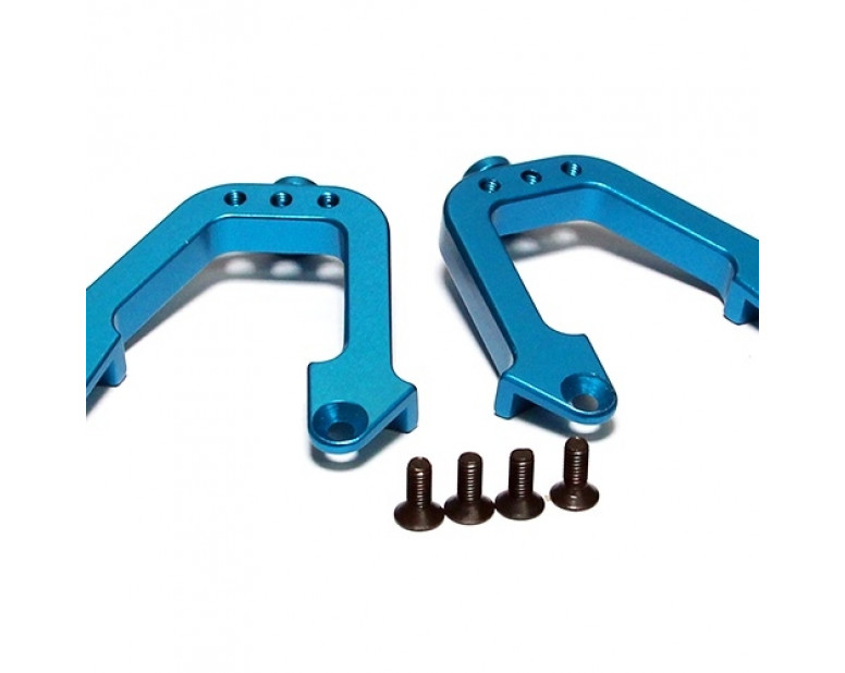 Aluminum Rear Shock Hoops - 1 Pair Blue