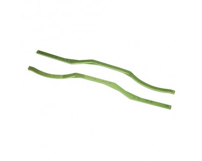 Aluminum Chasis Rail Set (2Pcs) Green