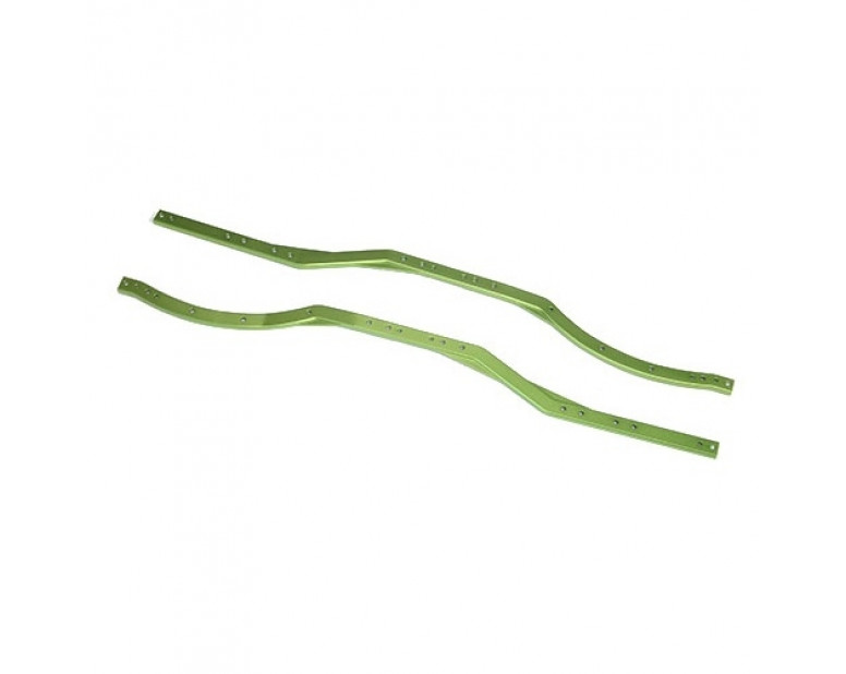 Aluminum Chasis Rail Set (2Pcs) Green