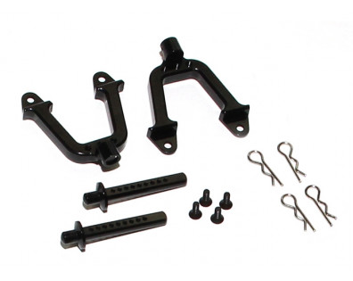 Aluminum Rear Hoop And Body Post Set Black