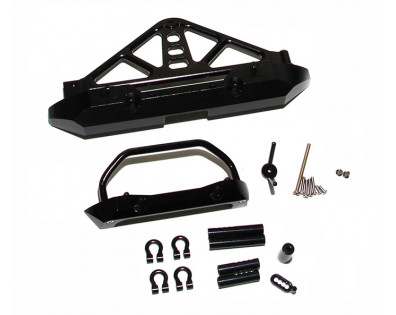 Aluminum Front  And Rear Bumper Set Black