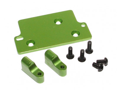 Aluminum Servo Mount Set Green