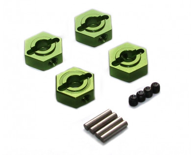 Aluminum Hex Adapter Set Green