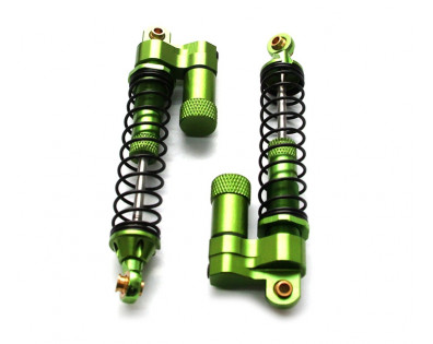 Aluminum Piggybag Shock Green