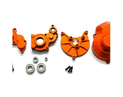 SCX10 Center Gear Box and Clutch Box Combo Set  With Tool Box - 2 Items Orange