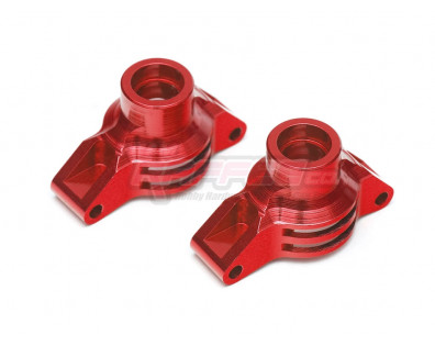 Aluminum Rear Hub Carrier (2) Red