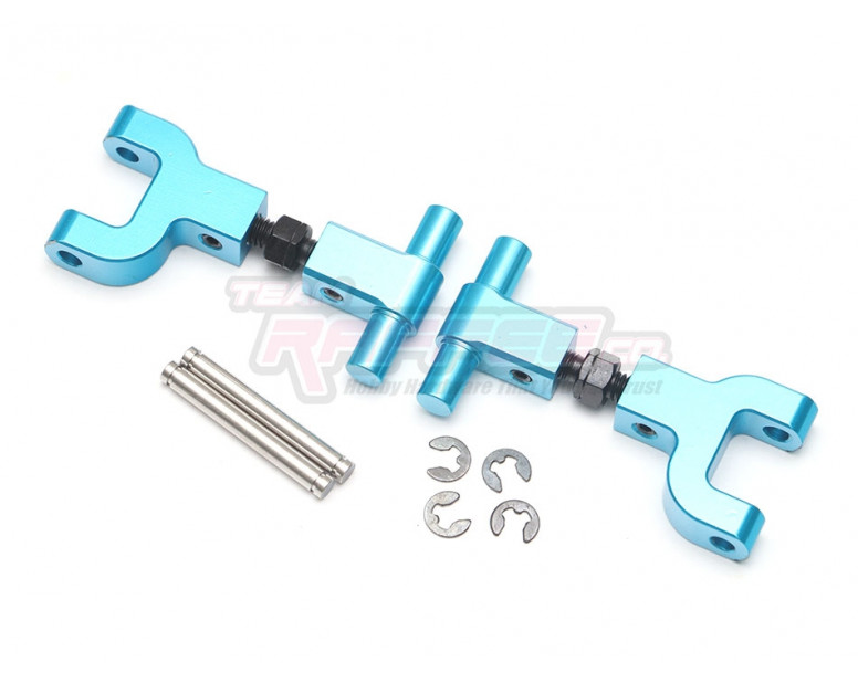 Aluminum Rear Adjustable Upper Arm (2) Blue