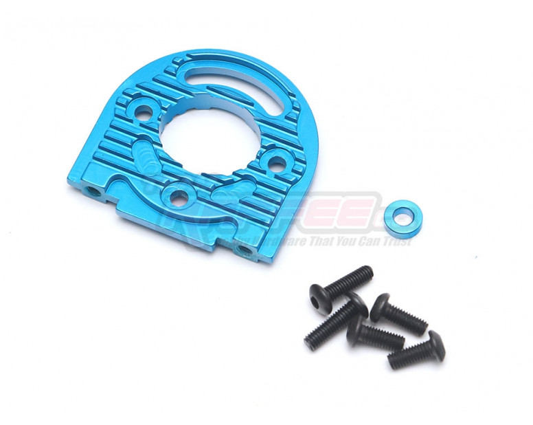 Aluminum Motor Heat Sink (1) Blue