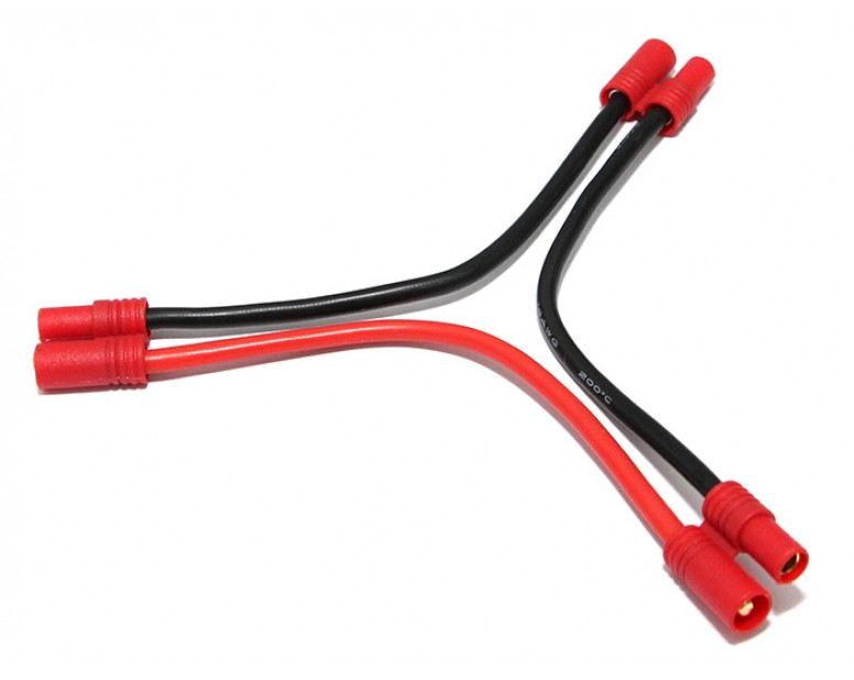 3.5mm Y lead (14AWG Silicone Wire) -