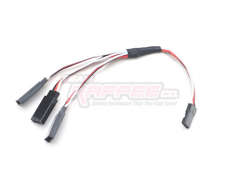 Receiver Cable Wire 15cm w/ 3-Way Auxiliary Output