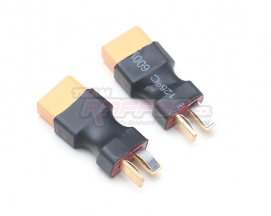 Deans T Plug (Male) to XT60 (Female) Connector (2)
