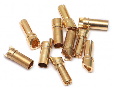 3.5mm Banana Plug 25A Male & Female 5 Pair Gold