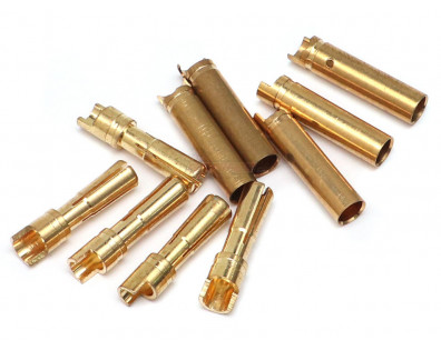 4.0mm Banana Plug 36A Male & Female 5 Pair Gold