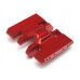 Aluminum Center Skid Plate Red