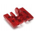 Aluminum Center Skid Plate Red