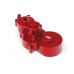 Aluminum Gearbox Case Housing (1) Red