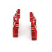 Aluminum Rear Shock Tower Mount (2) Red