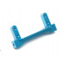 Aluminum Front Cross Brace & Servo Mount Blue