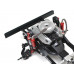 1/10 ARTR Assembled D110 Chassis (without wheels/tires) w/ Realistic Engine for TRC Raffee D110 Defender