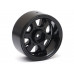 1.9 High Mass Beadlock Aluminum Wheels Spoke-6 (2) Black