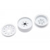 1.9 High Mass Steelie 6 Lug Beadlock Wheels Type A (2) White
