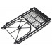 Steel Metal Roof luggage Rack w/ Tire Holder + LED light for SCX10 Wrangler #BR710068 & Cherokee TRC/302206 Body Black