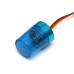 Round 360 Degree Rotation Flash LED Police Light Large Blue