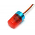 Round 360 Degree Rotation Flash LED Police Light Small Red
