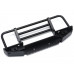 Metal Front Bumper with Light & Towing Hooks 