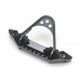 CNC Aluminum Rubicon Front Bumper with LED Black